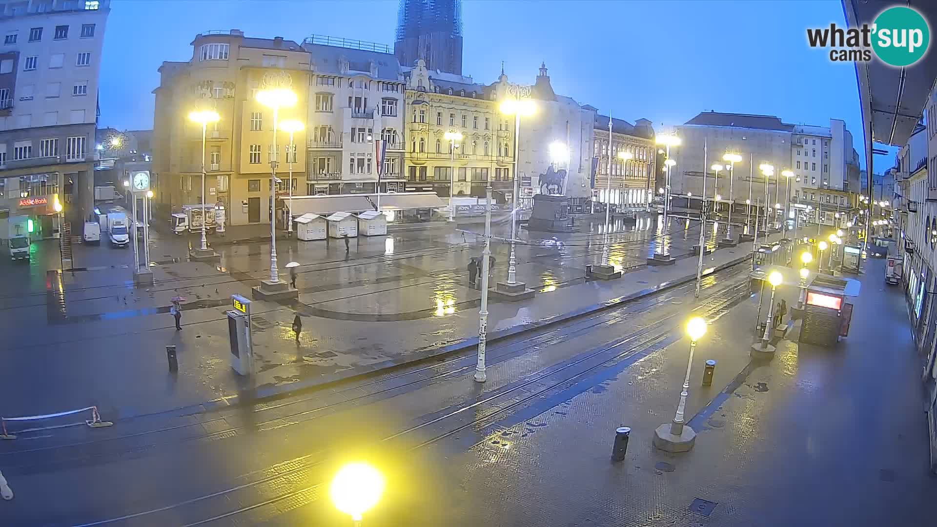 Live Cam Zagreb Ban Jelačić place | Croatie
