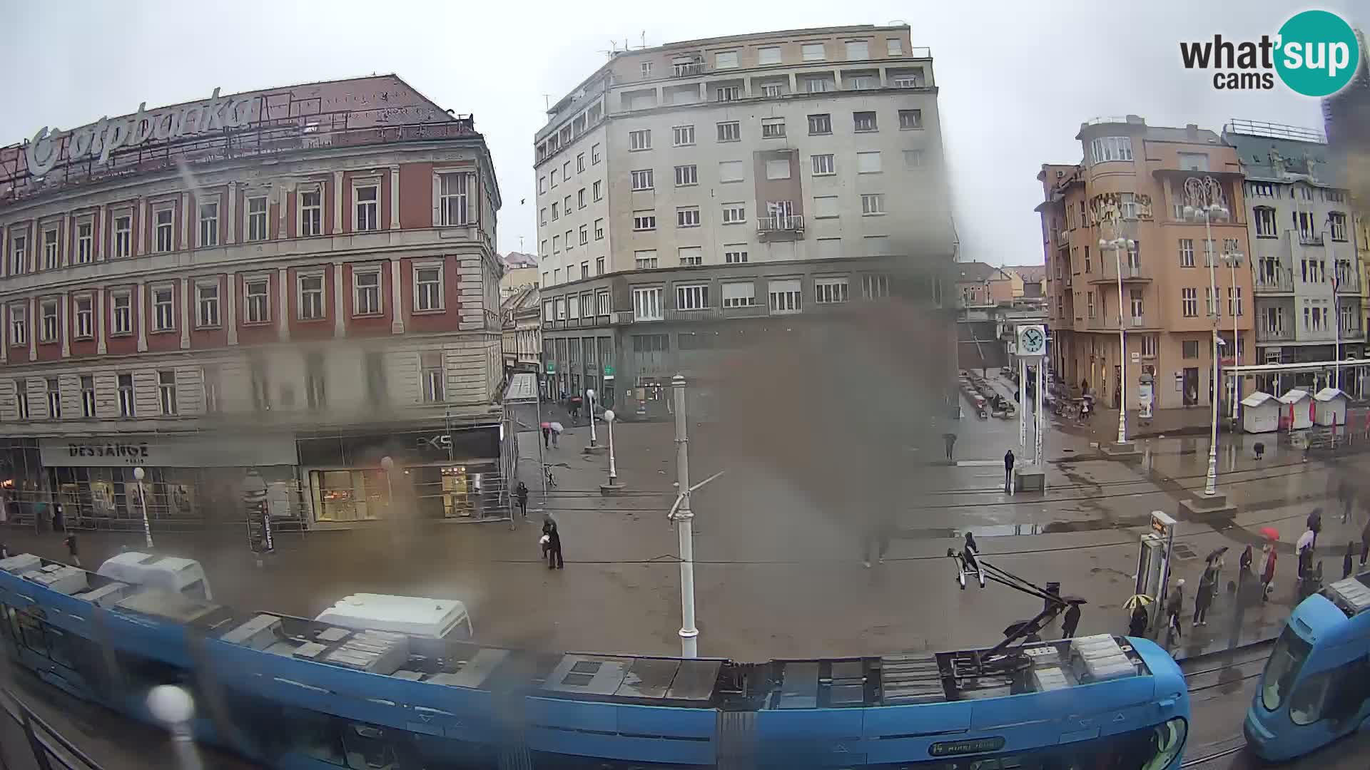 Live Cam Zagreb Ban Jelačić place | Croatie