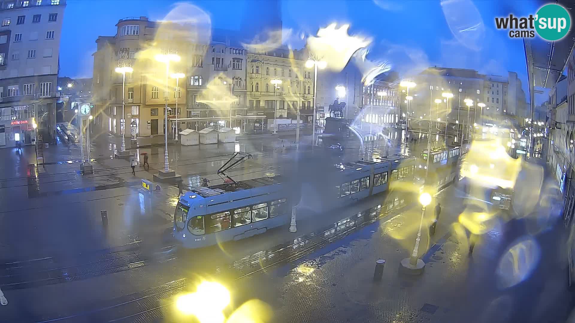 Zagreb webcam Ban Jelacica Platz | Kroatien