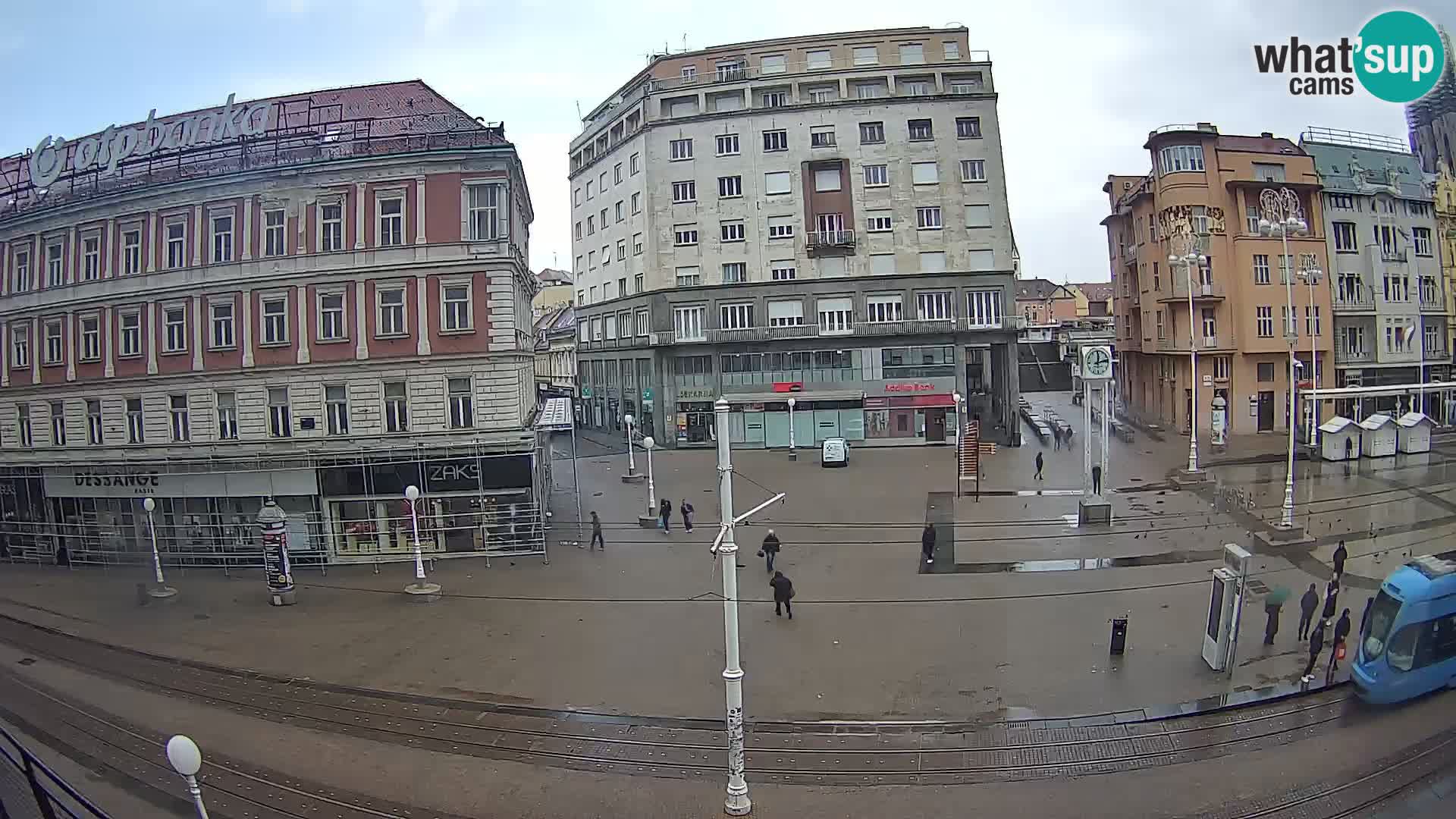 Spletna kamera Zagreb Ban Jelačić