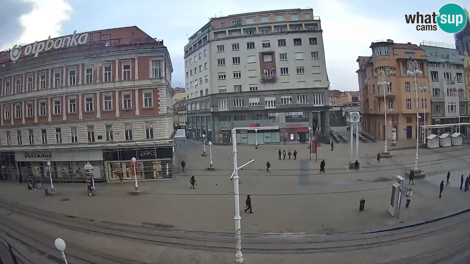 Zagreb live cam Bana Jelačića