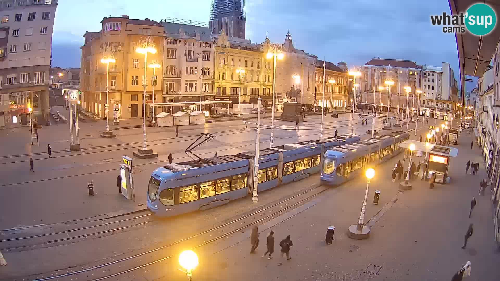 Zagreb live cam Bana Jelačića