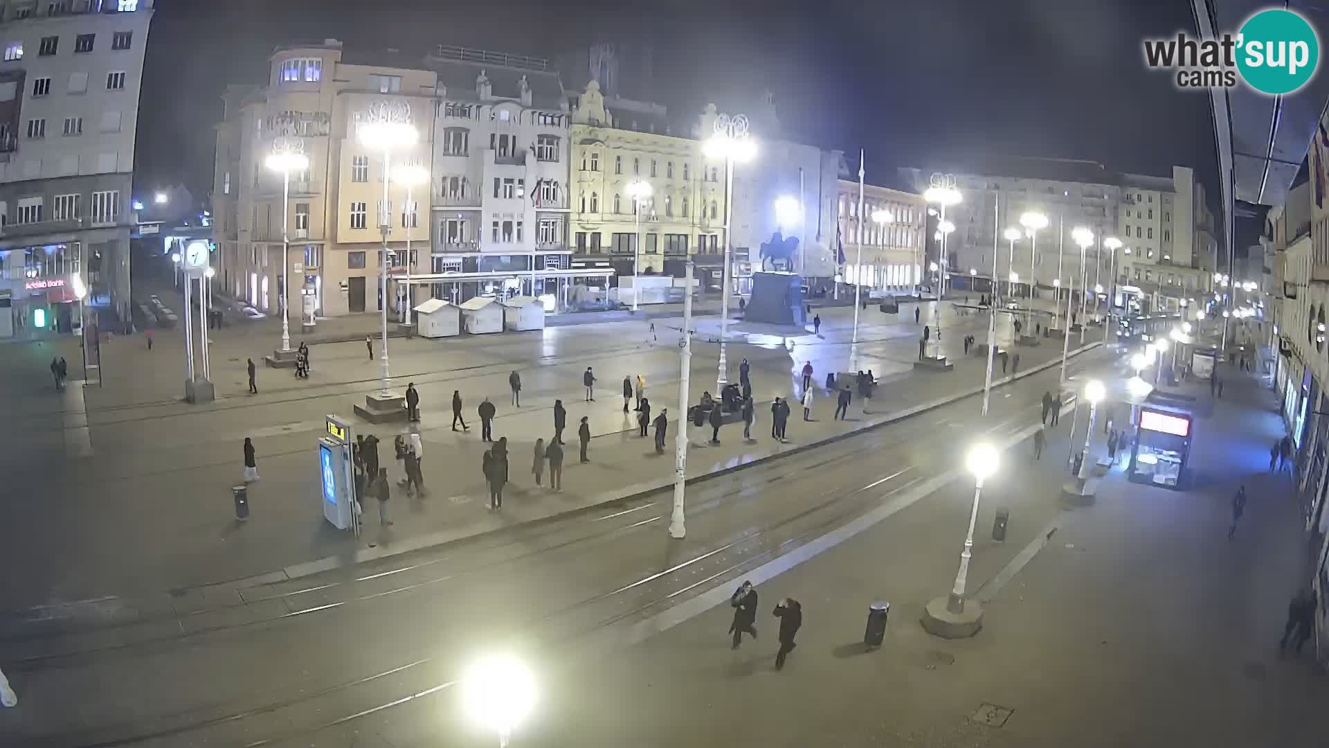Zagreb live cam Bana Jelačića