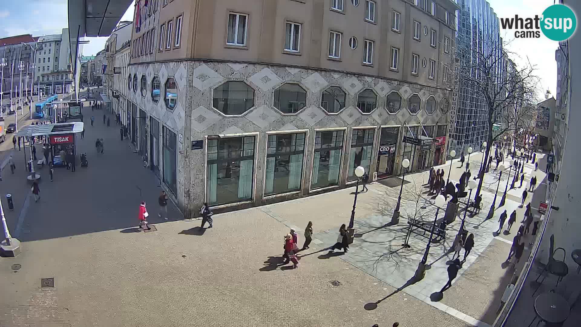 Webcam Zagreb Bana Jelačića square | Croatia