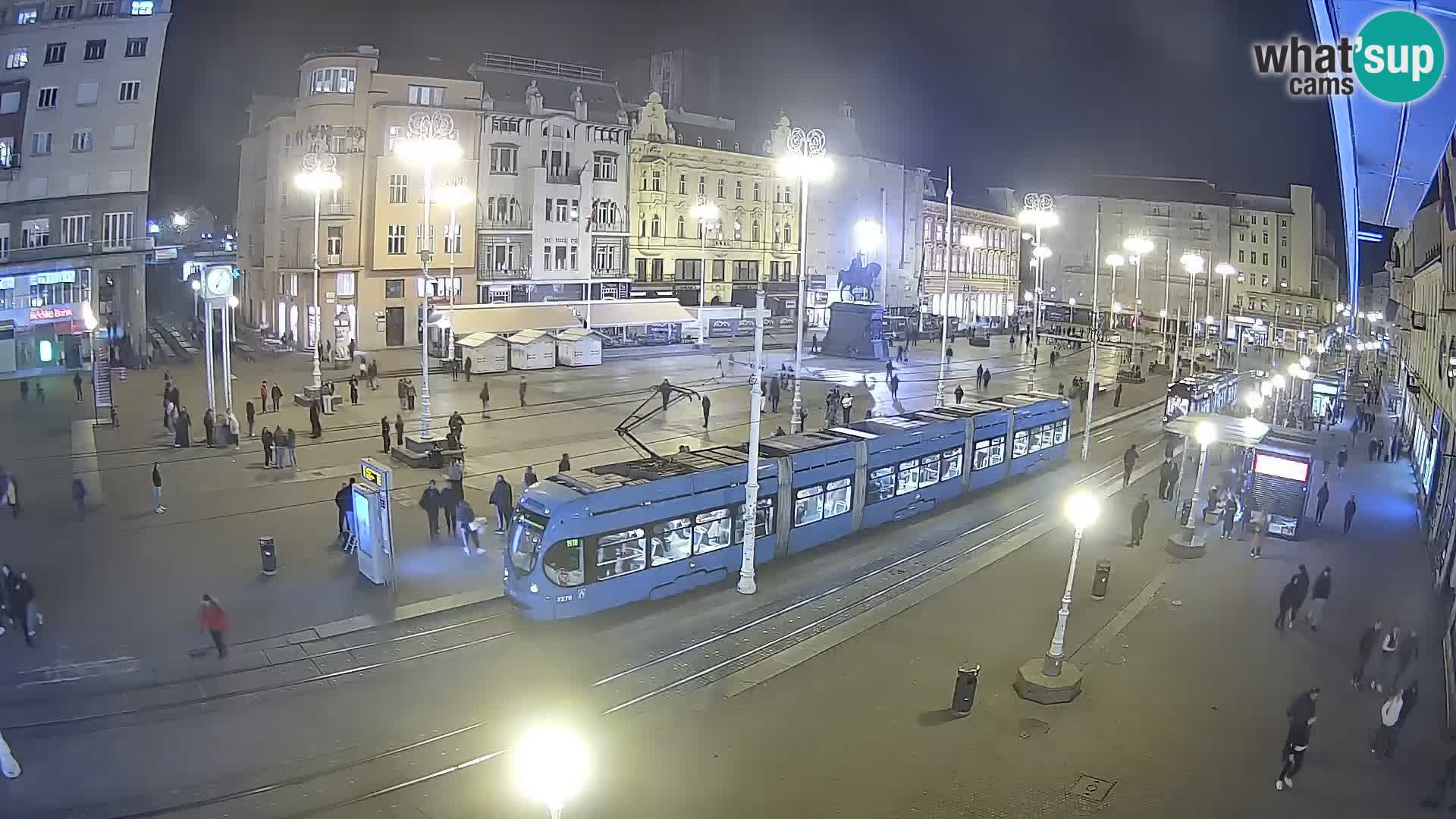 Webcam Zagabria Ban Jelacic piazza | Croazia