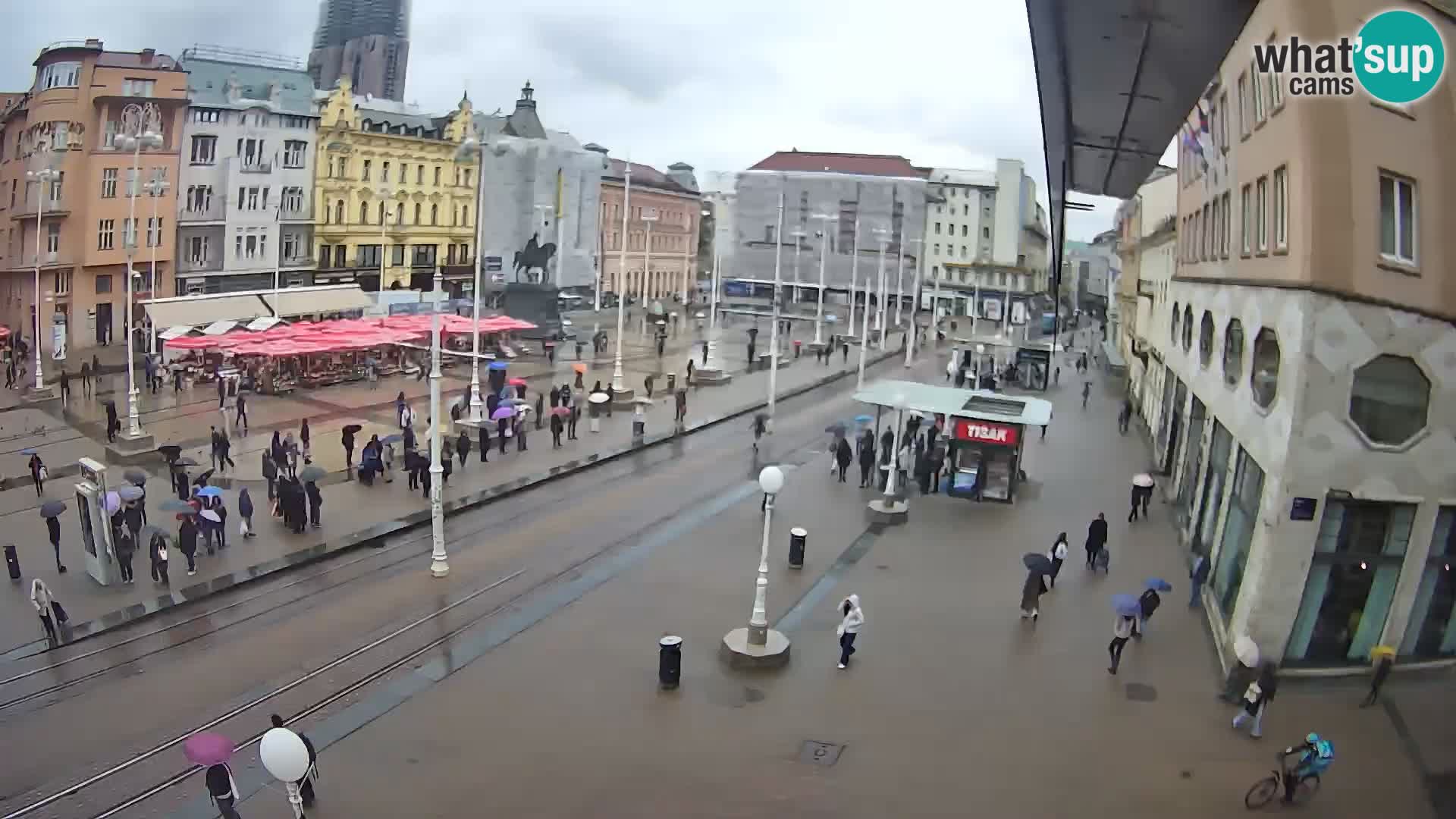 Zagreb live cam Bana Jelačića