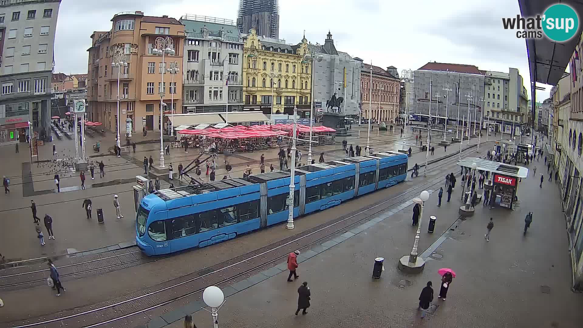 Zagreb live cam Bana Jelačića
