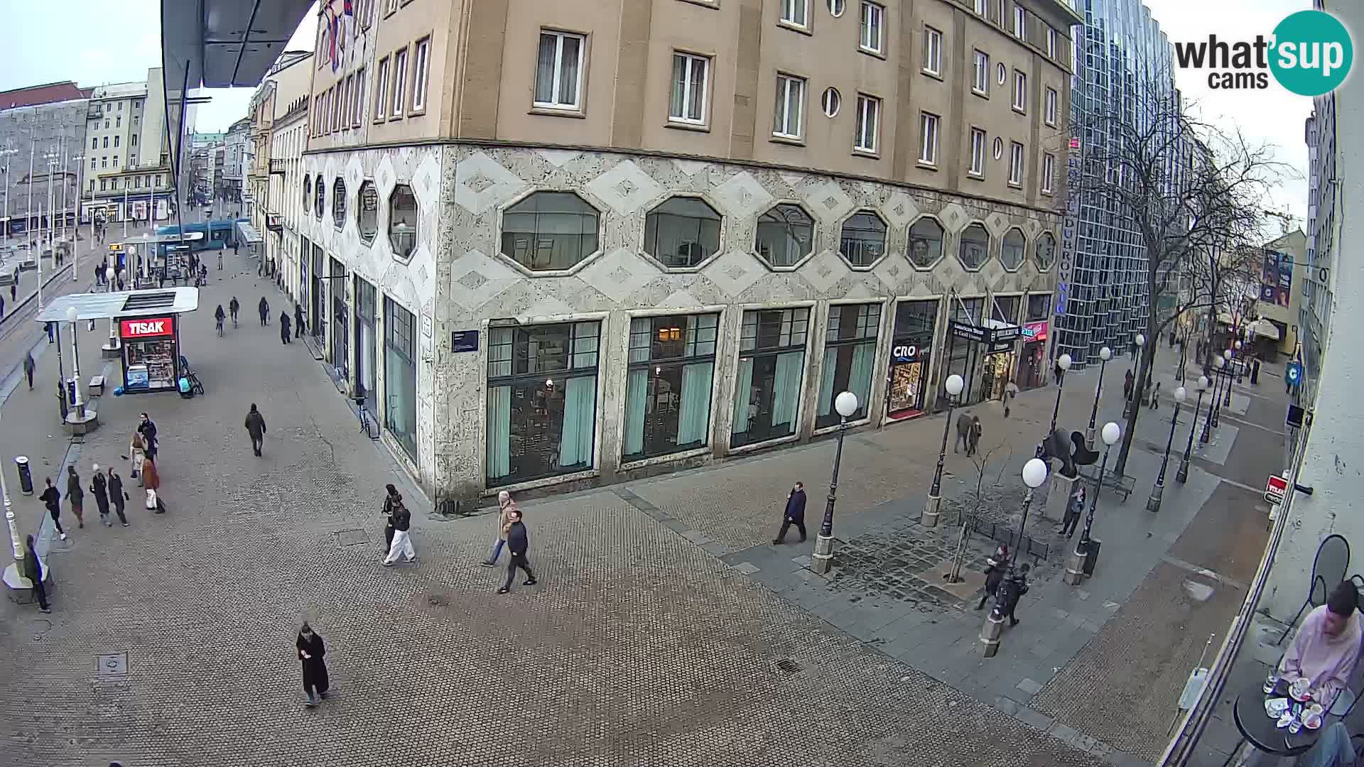 Webcam Zagreb Bana Jelačića square | Croatia