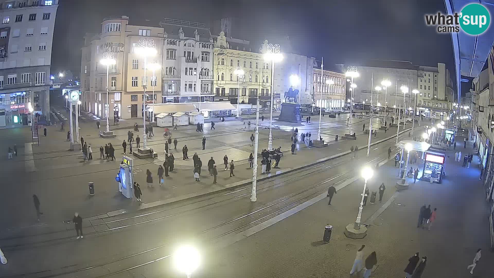 Webcam Zagreb Bana Jelačića square | Croatia