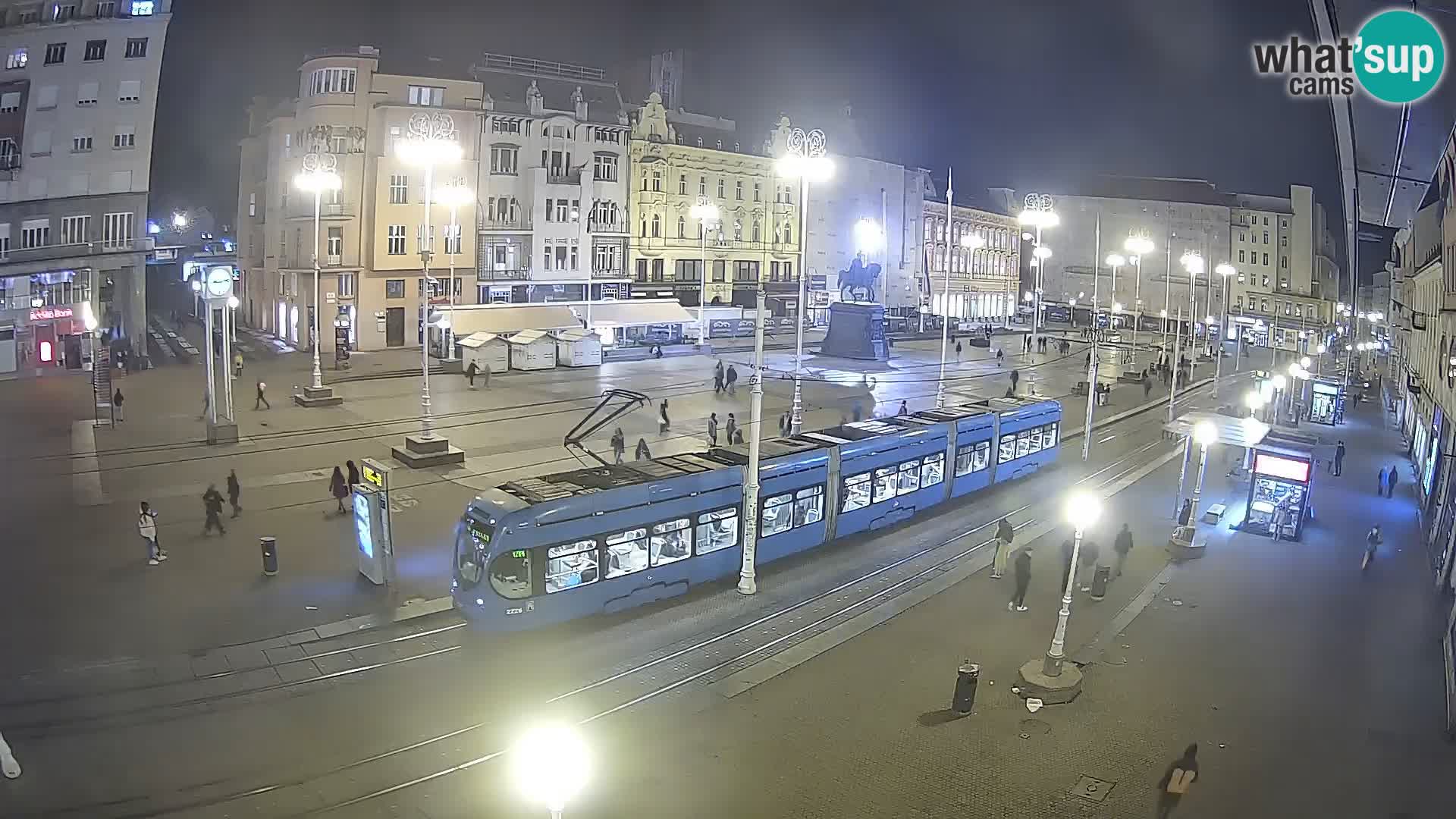 Webcam Zagreb Bana Jelačića square | Croatia
