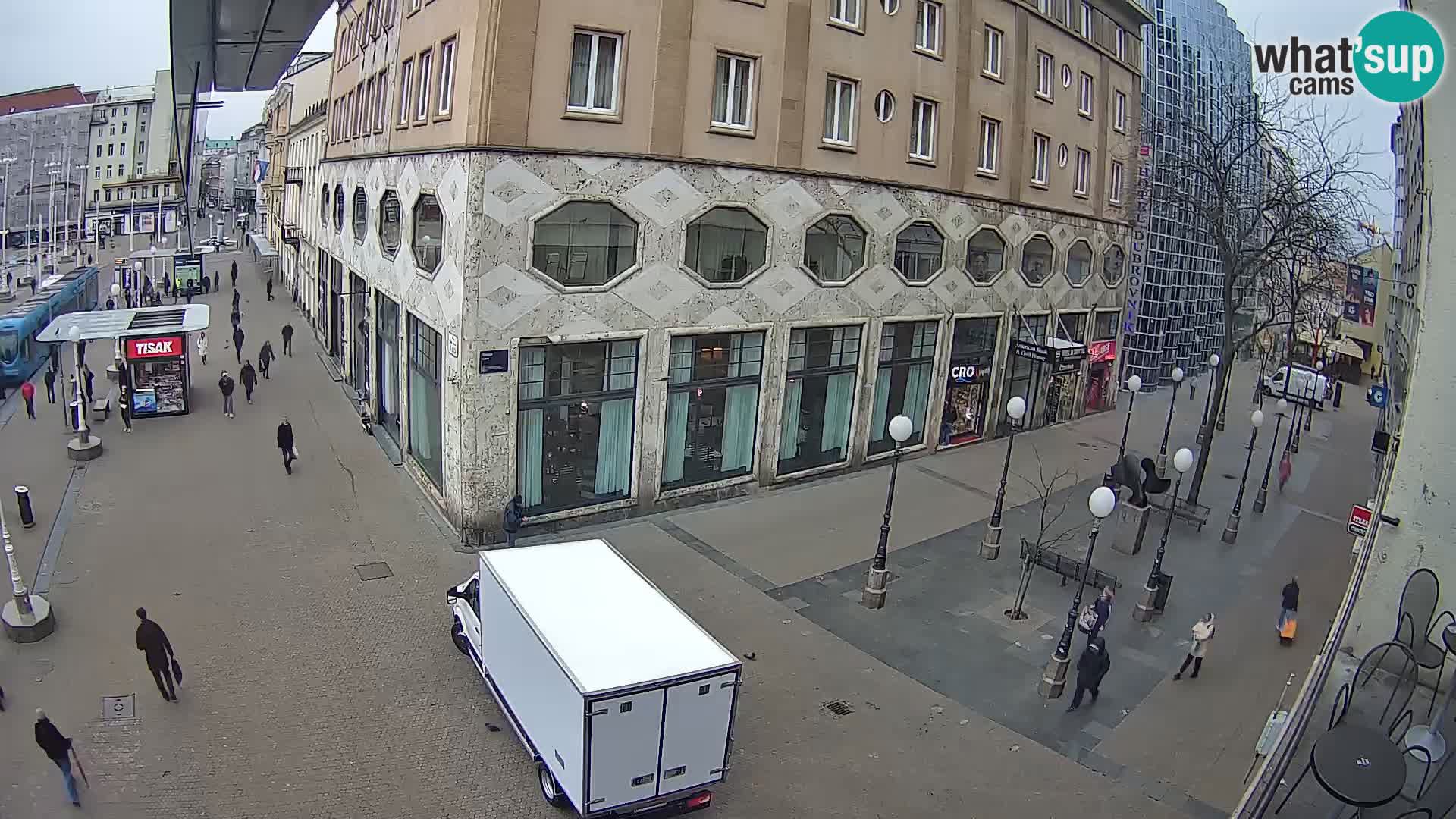 Webcam Zagreb Bana Jelačića square | Croatia
