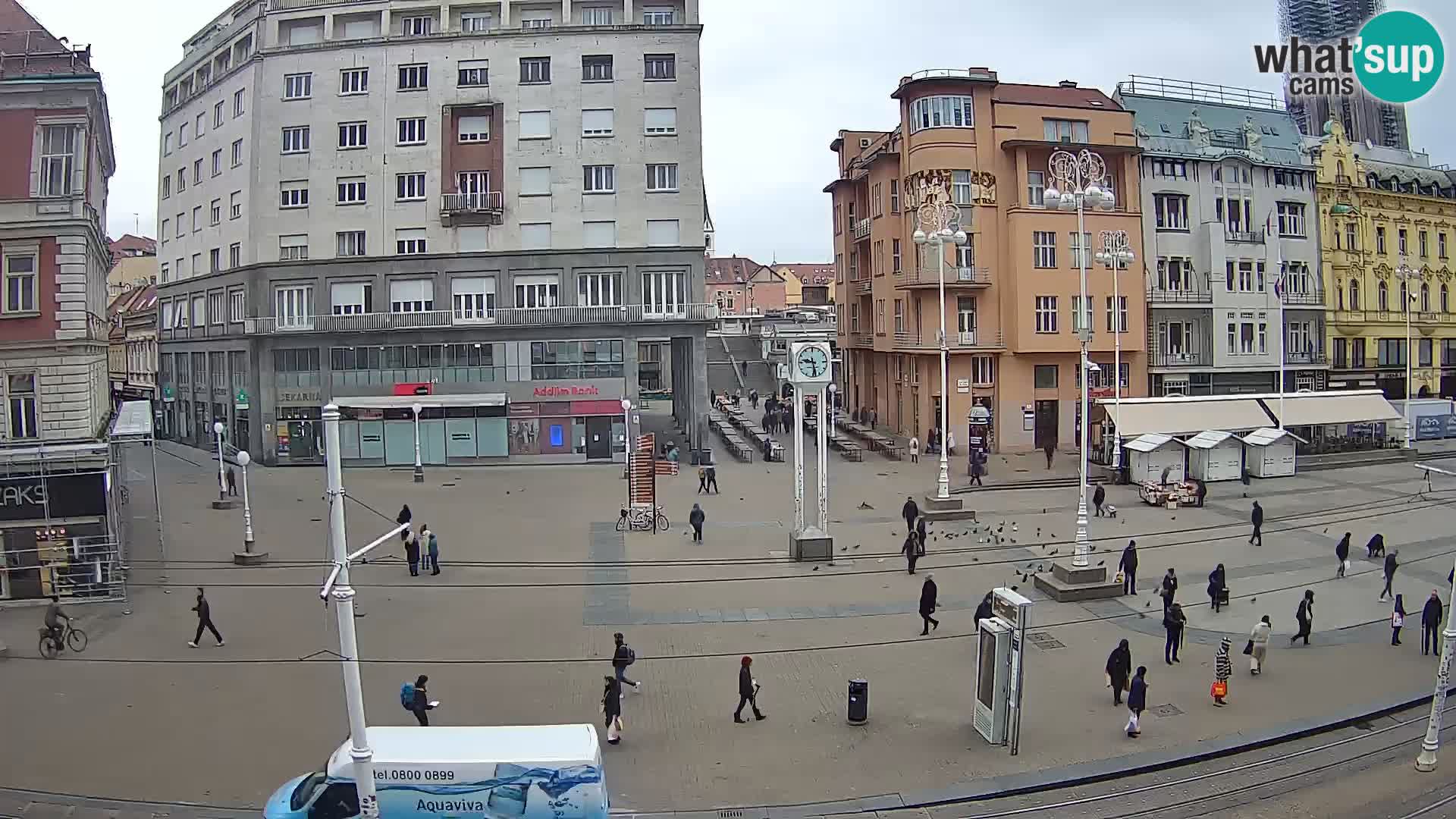 Webcam Zagabria Ban Jelacic piazza | Croazia
