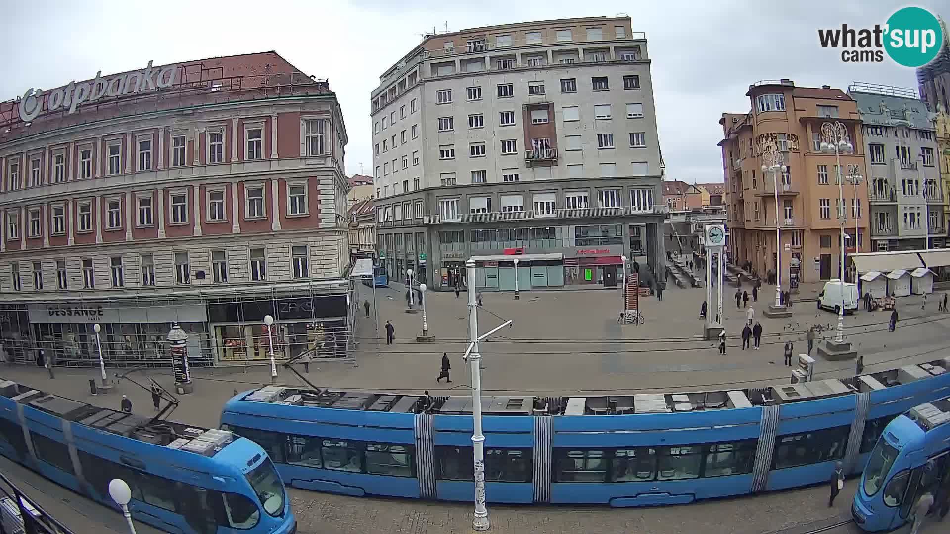 Spletna kamera Zagreb Ban Jelačić