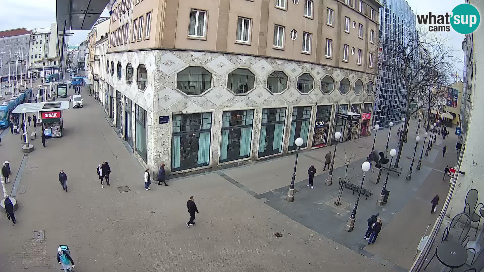 Spletna kamera Zagreb Ban Jelačić