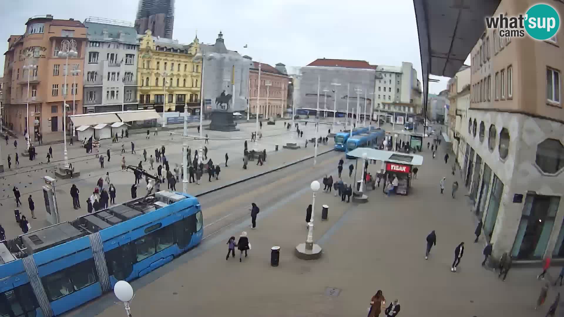 Spletna kamera Zagreb Ban Jelačić
