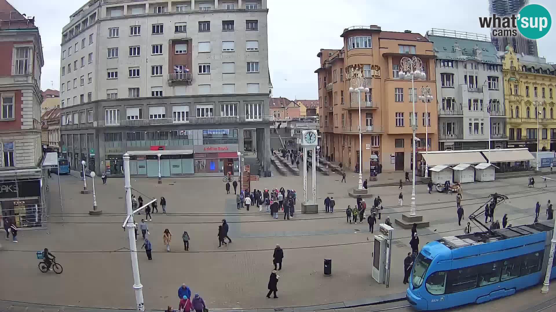 Spletna kamera Zagreb Ban Jelačić