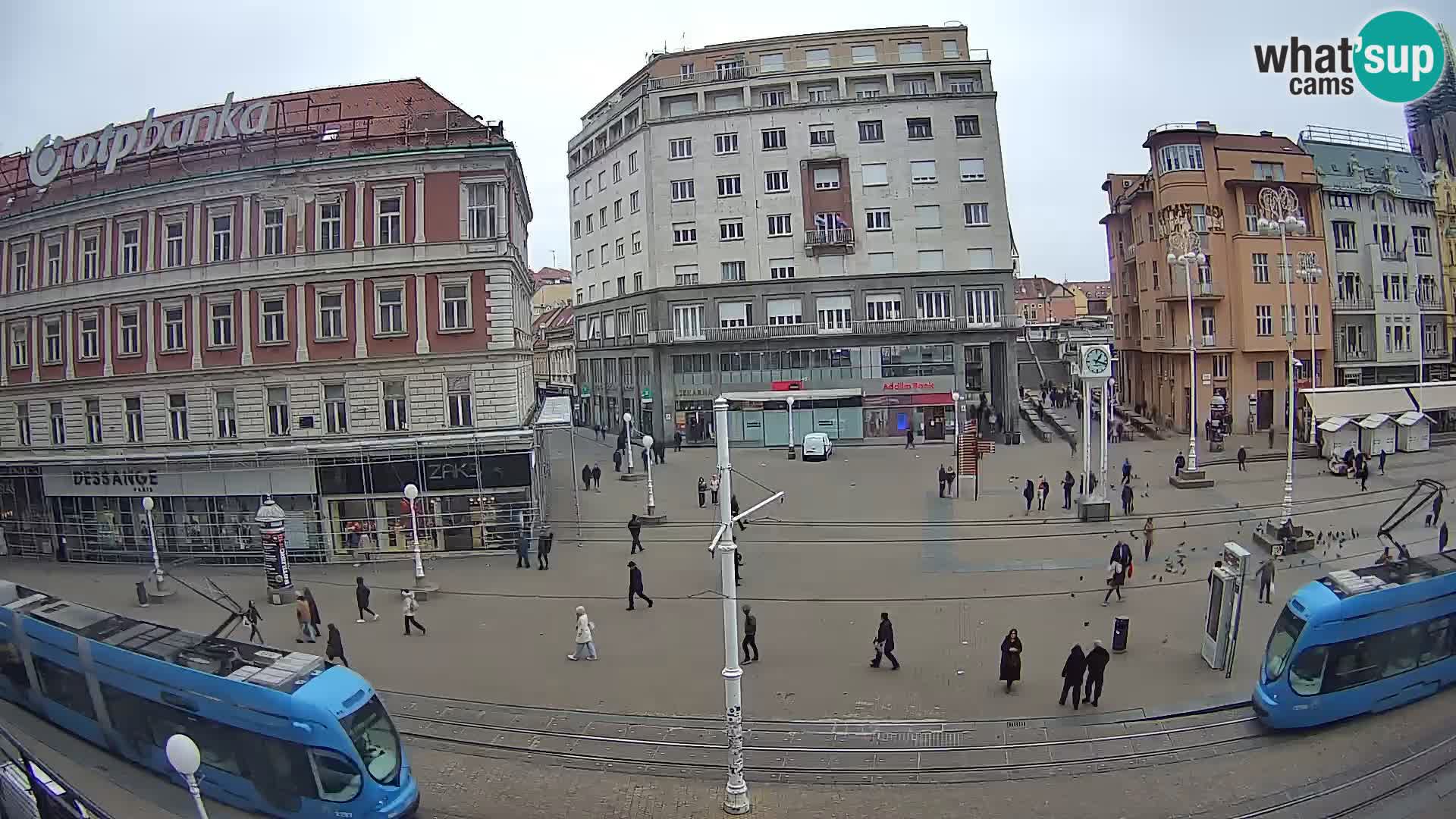 Webcam Zagabria Ban Jelacic piazza | Croazia