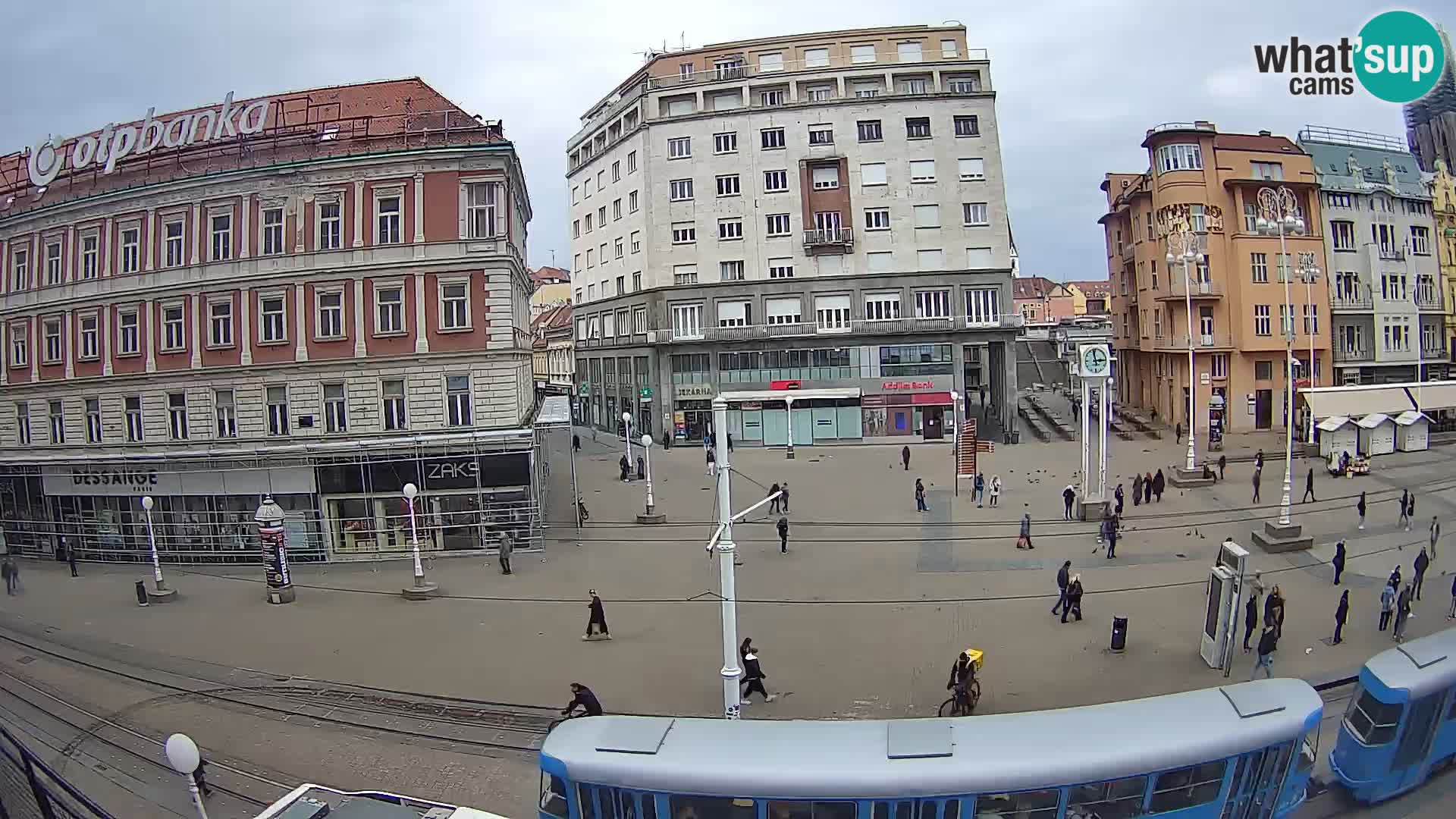 Spletna kamera Zagreb Ban Jelačić
