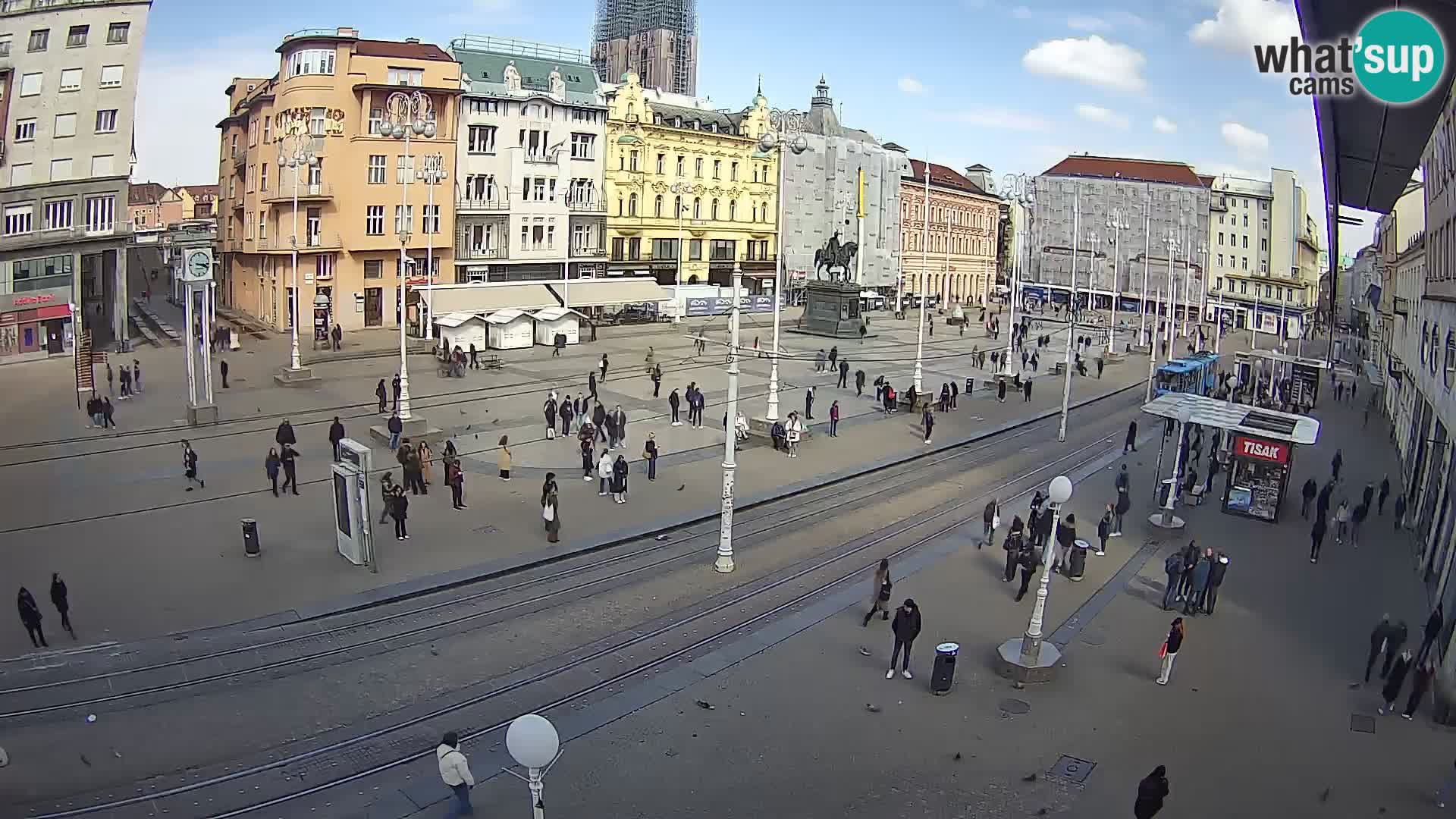 Spletna kamera Zagreb Ban Jelačić