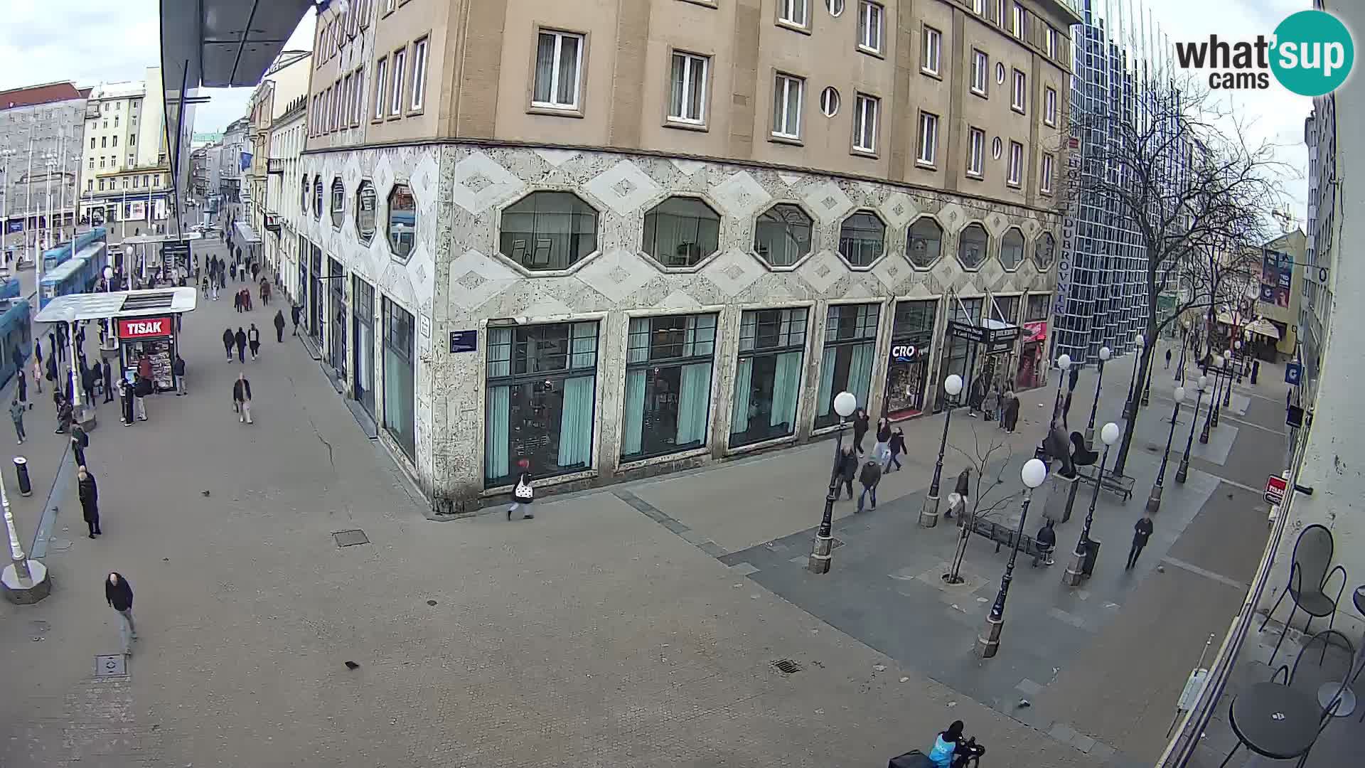 Webcam Zagabria Ban Jelacic piazza | Croazia