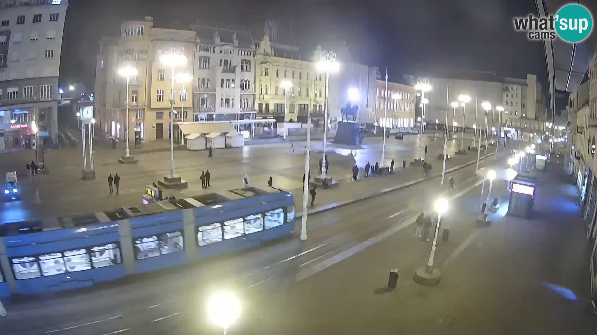 Zagreb webcam Ban Jelacica Platz | Kroatien