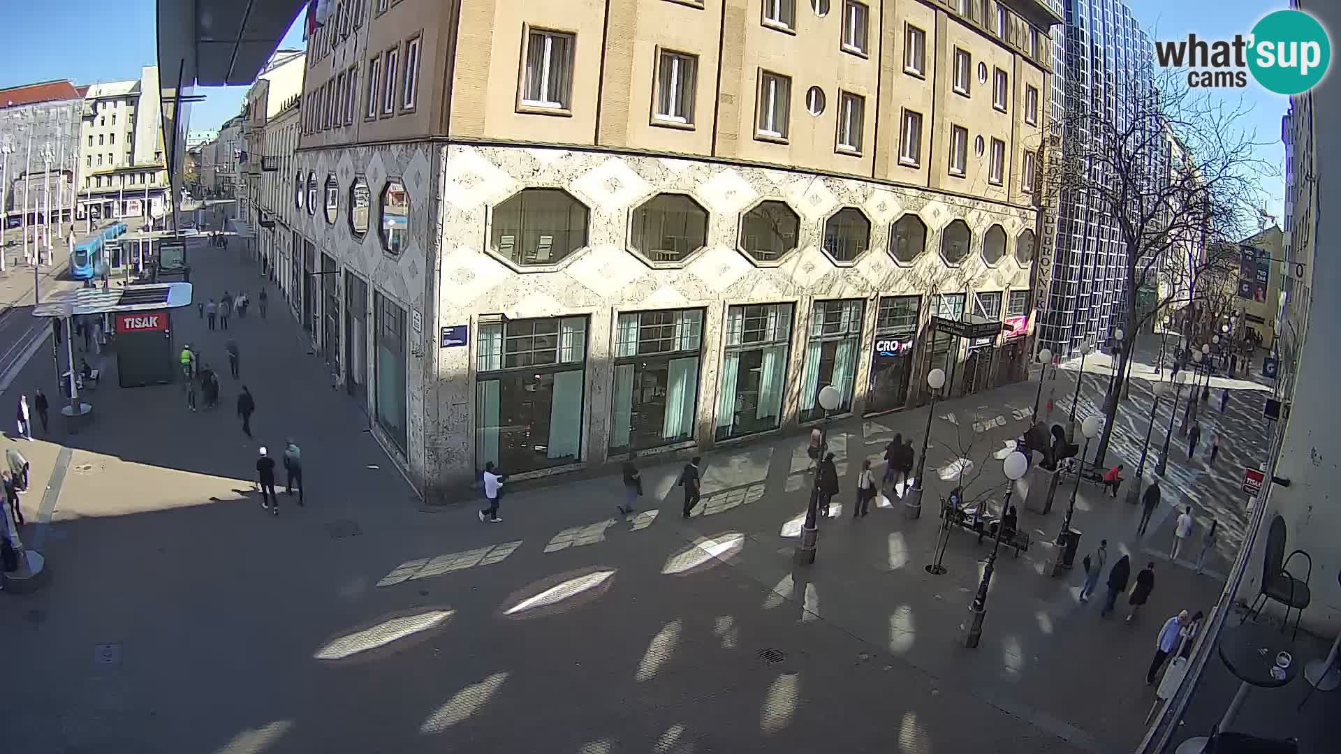 Webcam Zagreb Bana Jelačića square | Croatia