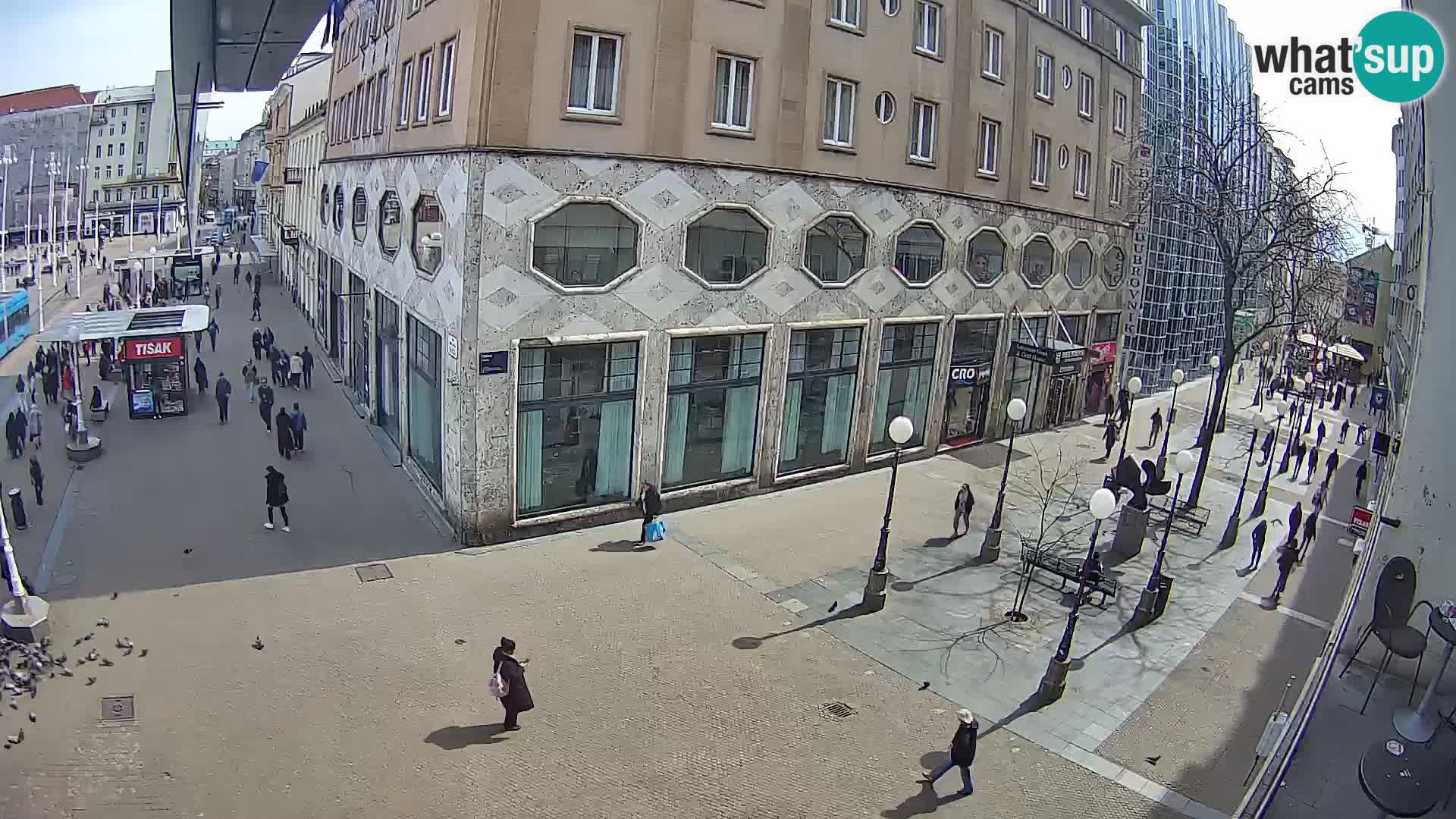 Zagreb live cam Bana Jelačića
