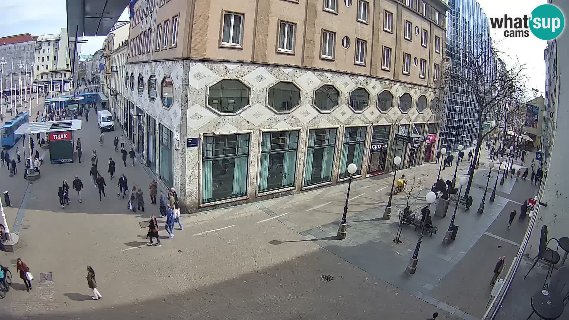 Zagreb live cam Bana Jelačića