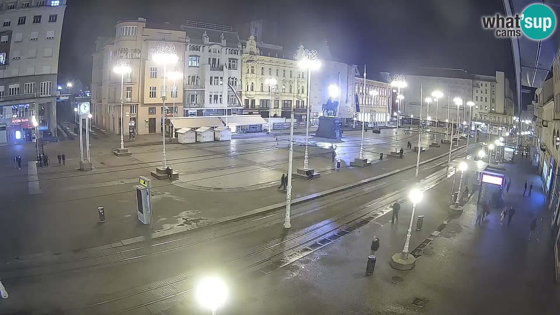 Webcam Zagreb Bana Jelačića square | Croatia