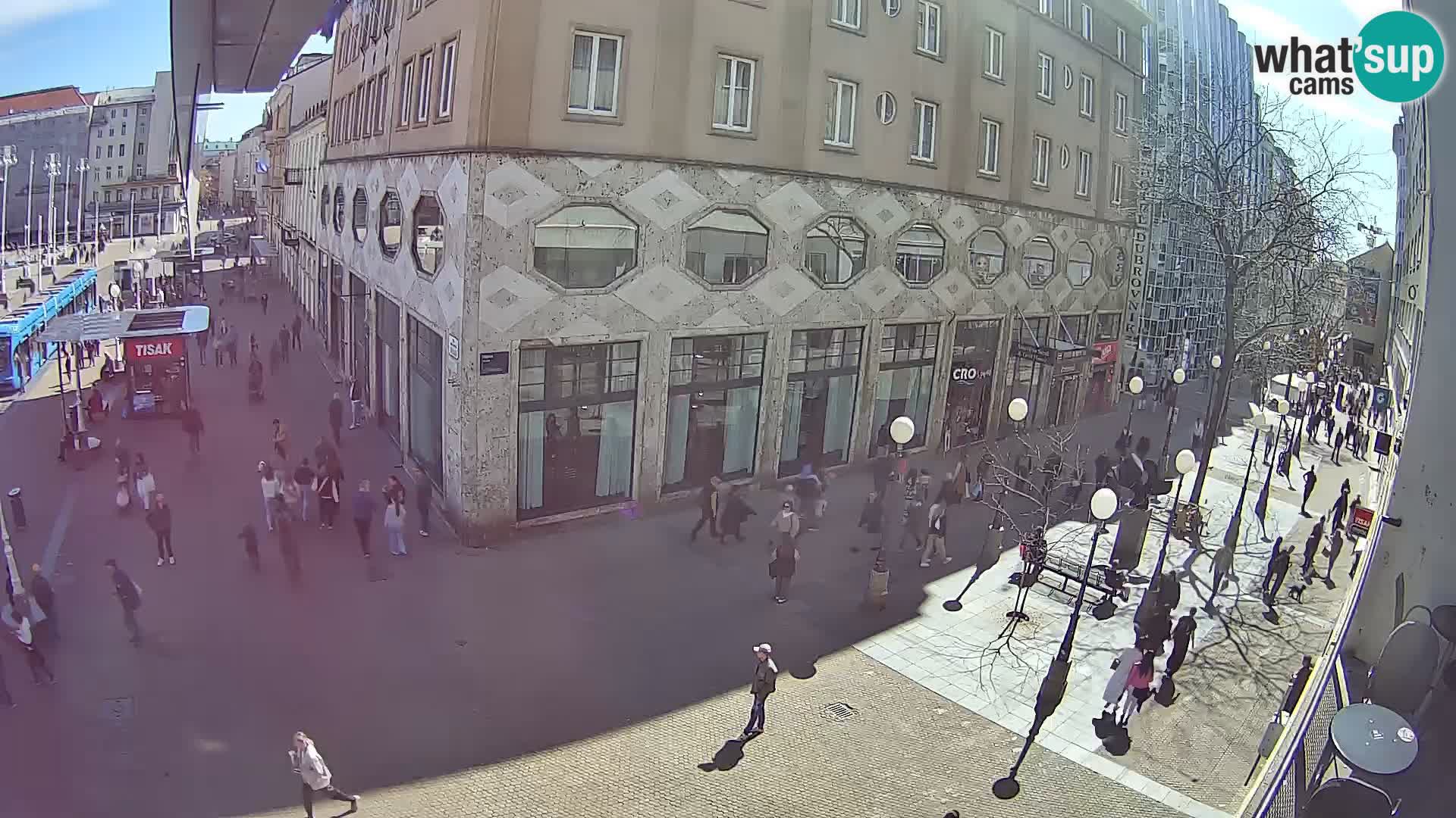Zagreb webcam Ban Jelacica Platz | Kroatien
