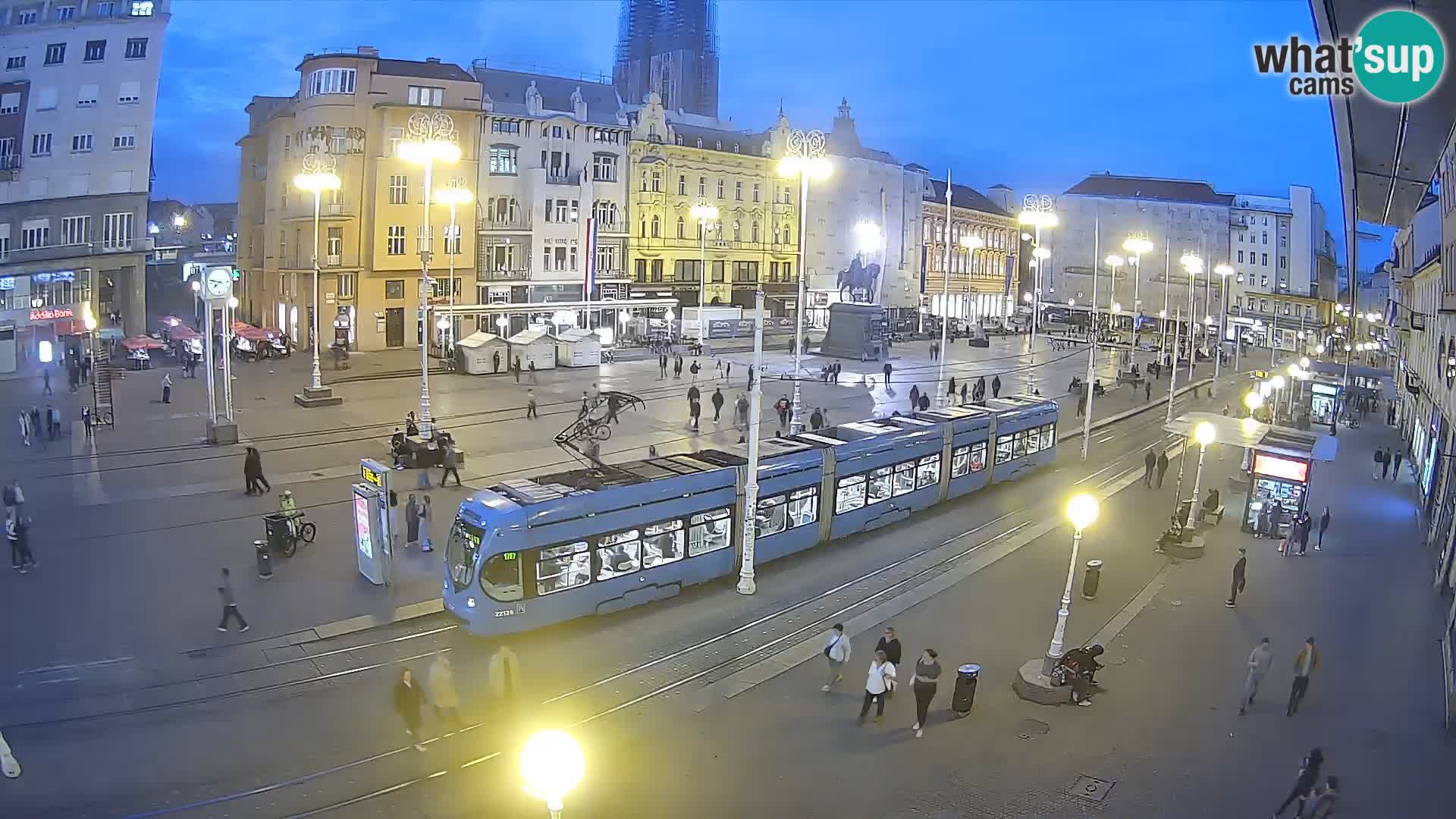 Spletna kamera Zagreb Ban Jelačić