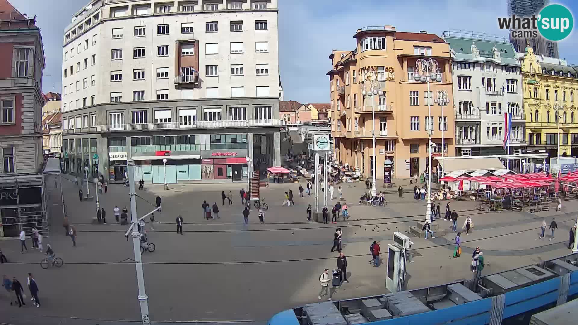 Spletna kamera Zagreb Ban Jelačić