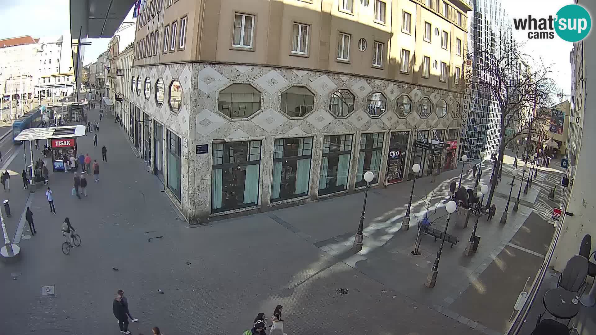 Live Cam Zagreb Ban Jelačić place | Croatie
