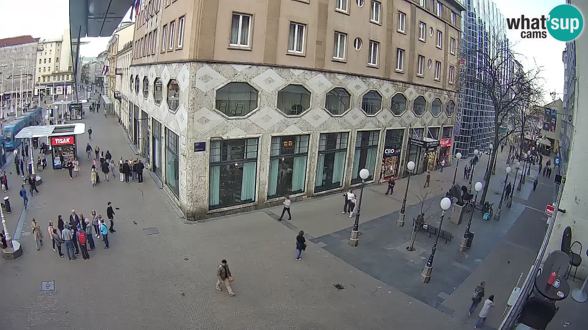 Live Cam Zagreb Ban Jelačić place | Croatie