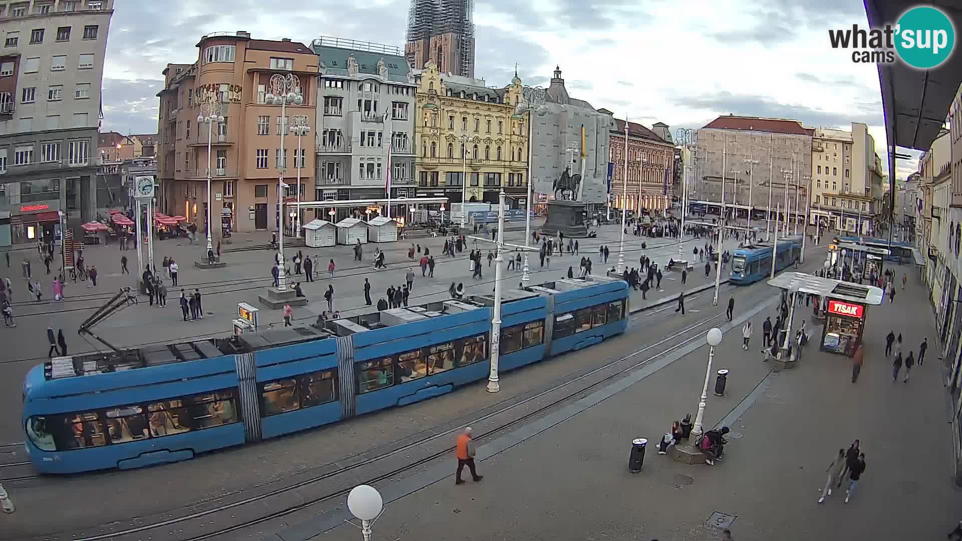 Spletna kamera Zagreb Ban Jelačić