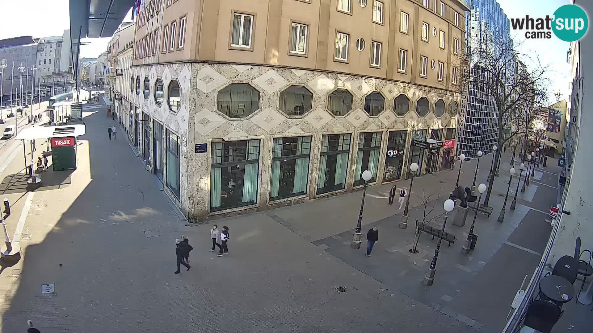 Zagreb webcam Ban Jelacica Platz | Kroatien