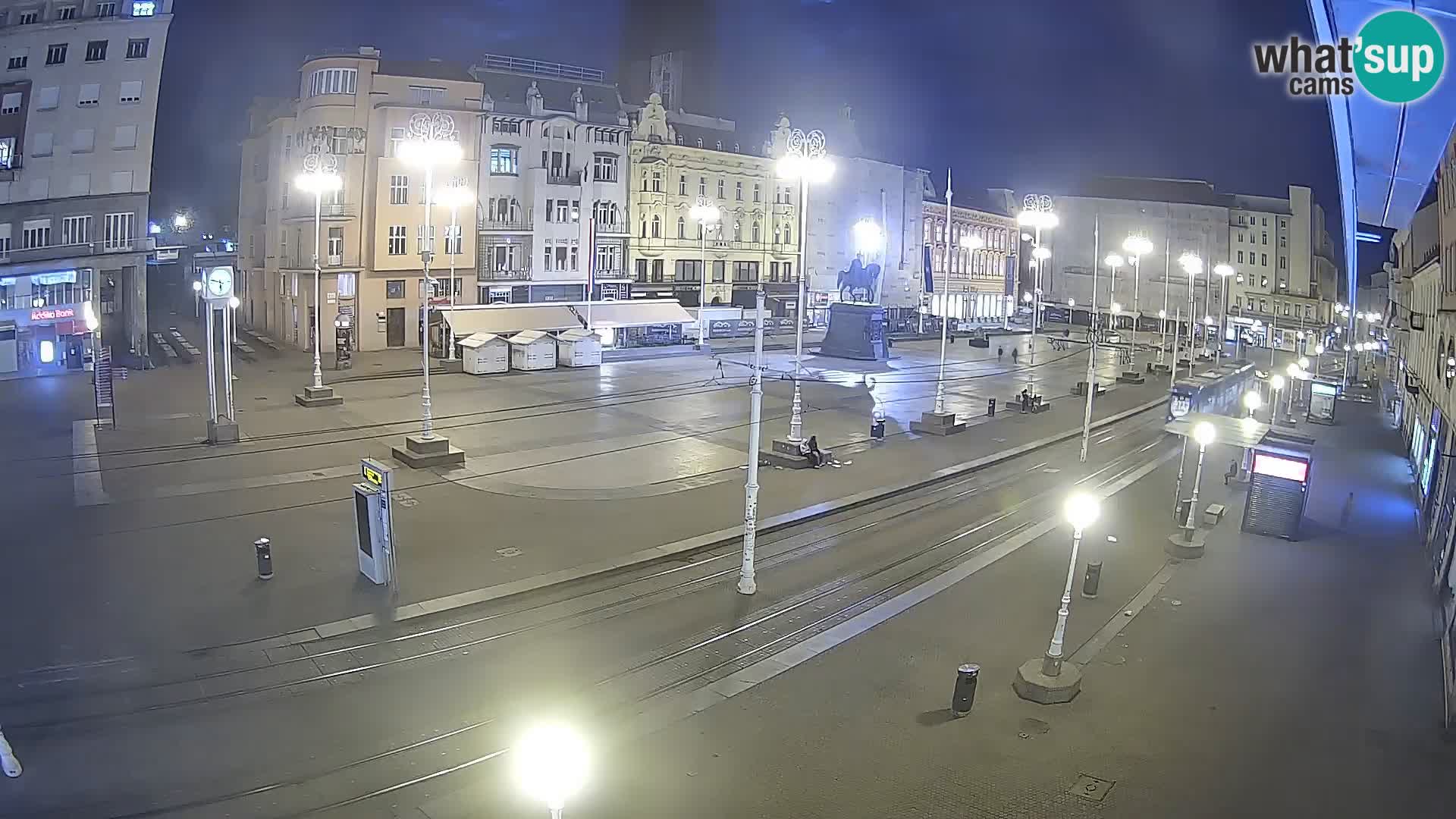 Live Cam Zagreb Ban Jelačić place | Croatie