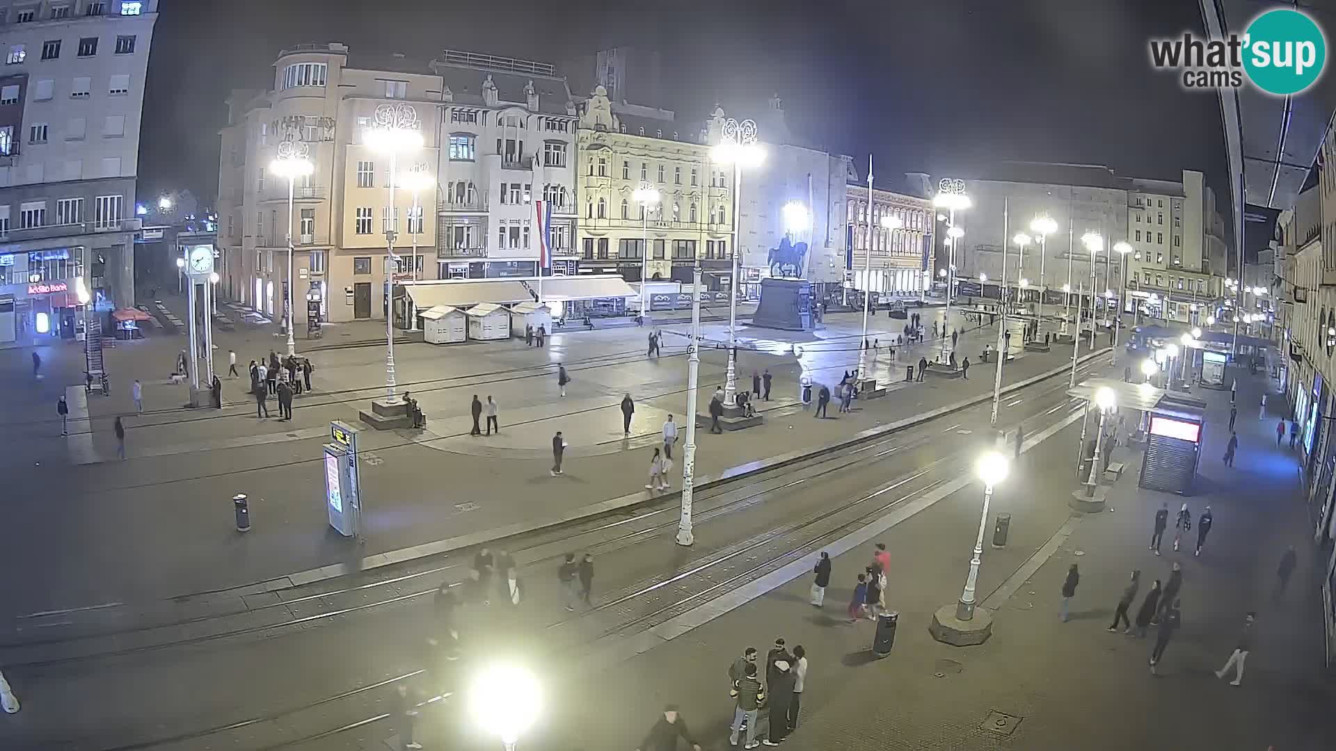 Webcam Zagabria Ban Jelacic piazza | Croazia