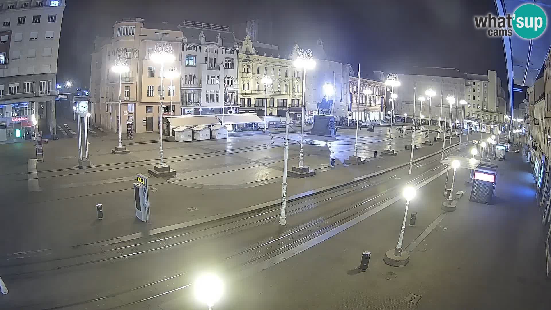 Zagreb webcam Ban Jelacica Platz | Kroatien