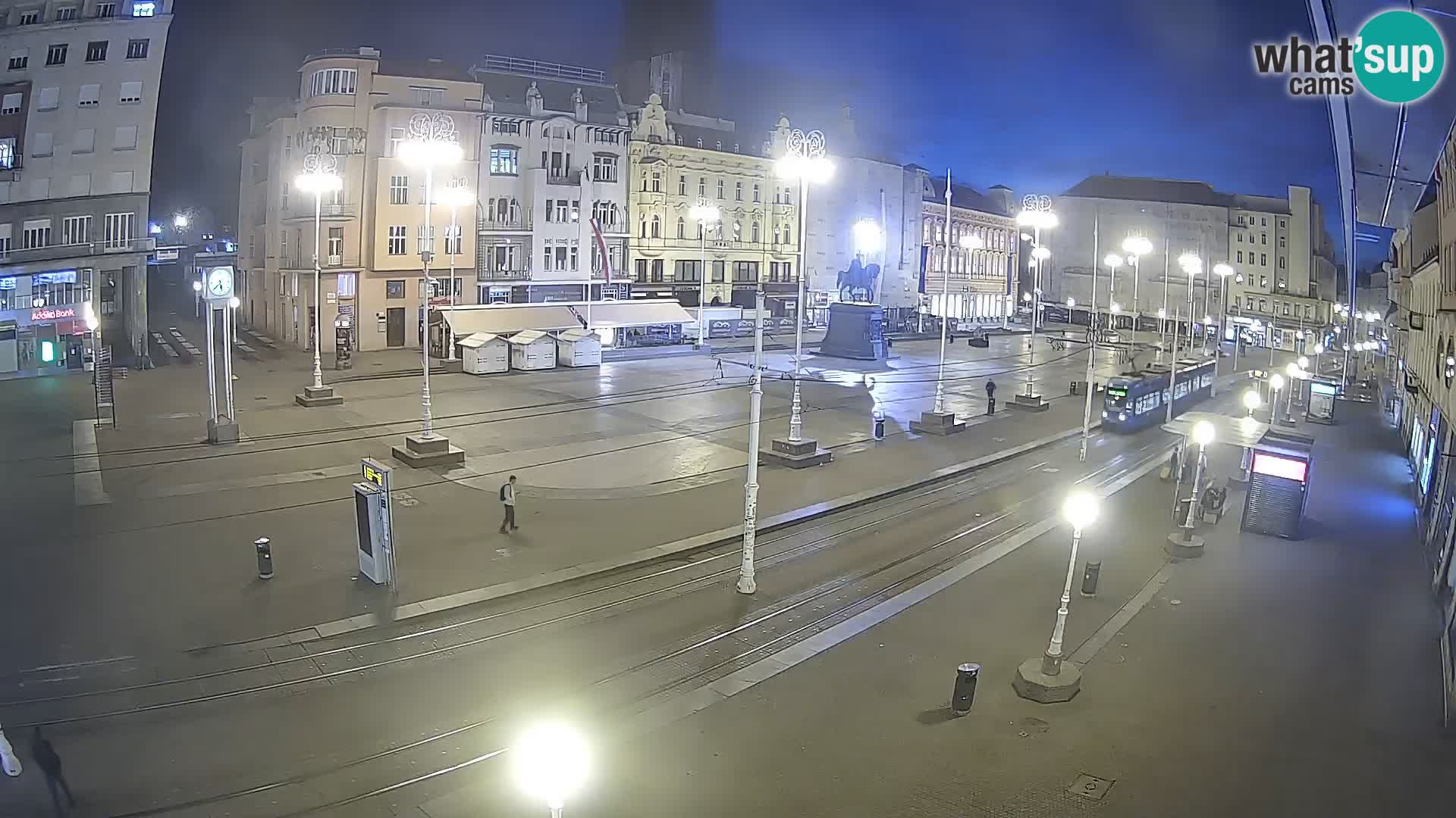Live Cam Zagreb Ban Jelačić place | Croatie
