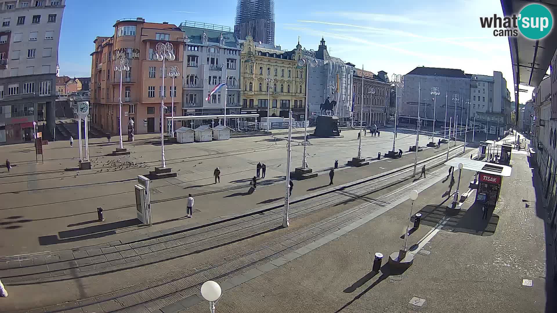 Spletna kamera Zagreb Ban Jelačić