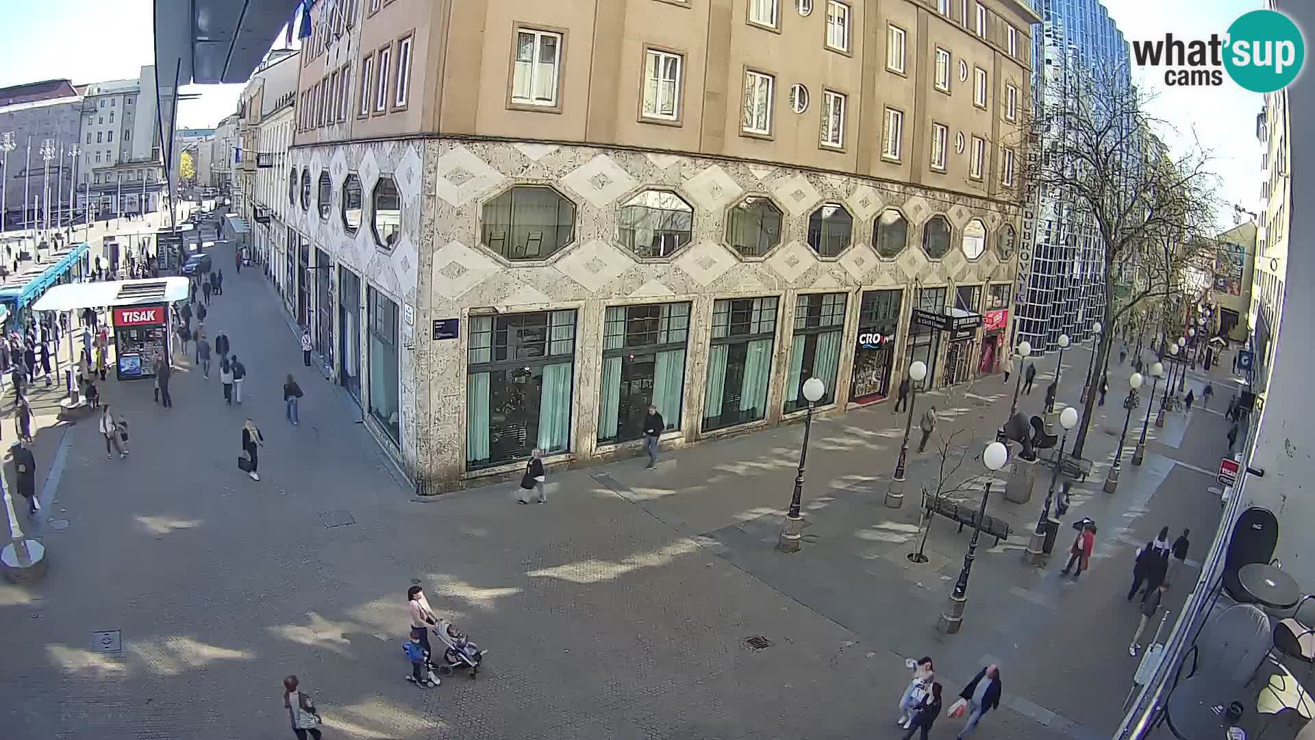 Spletna kamera Zagreb Ban Jelačić