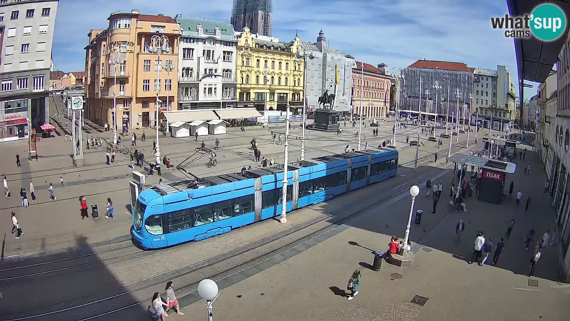 Spletna kamera Zagreb Ban Jelačić