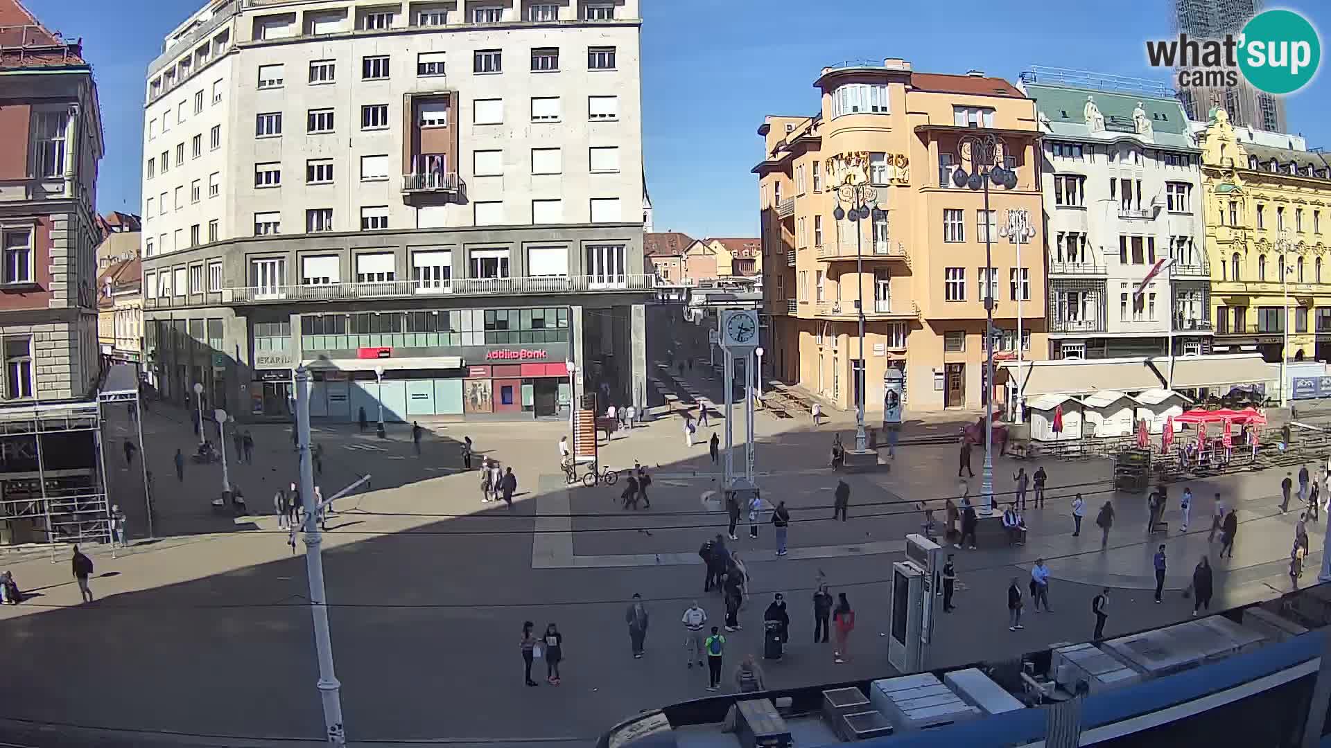 Webcam Zagabria Ban Jelacic piazza | Croazia