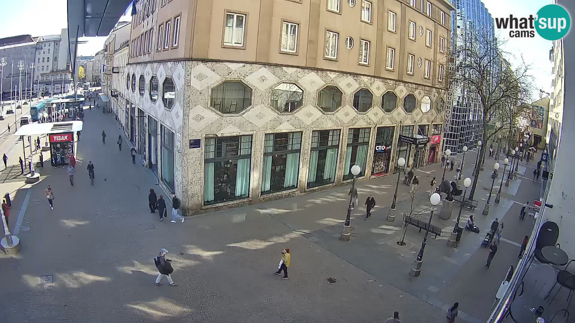Live Cam Zagreb Ban Jelačić place | Croatie