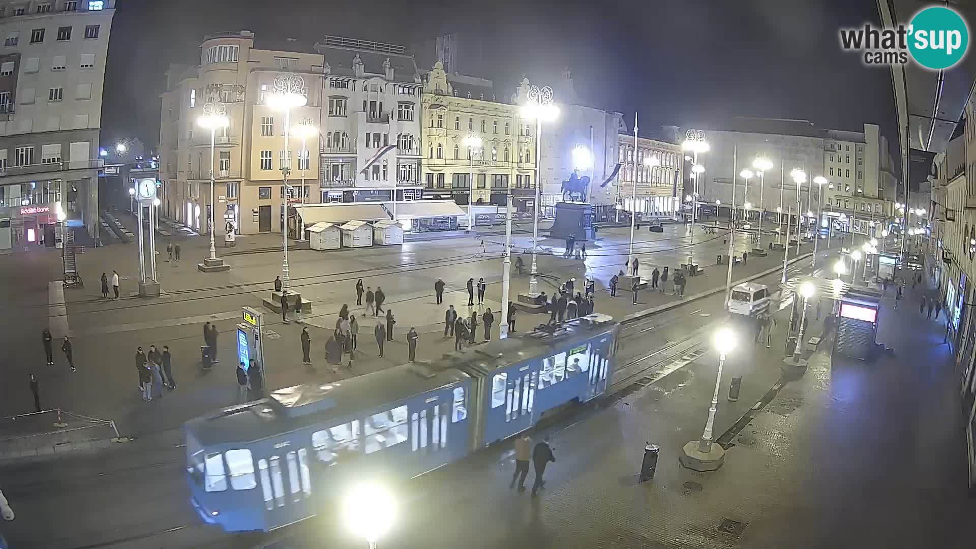 Zagreb webcam Ban Jelacica Platz | Kroatien