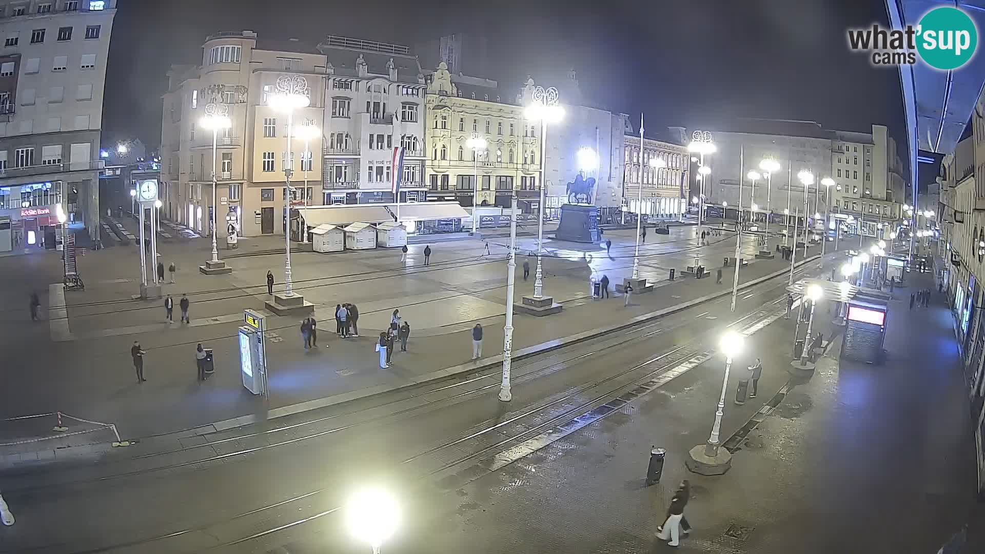 Zagreb webcam Ban Jelacica Platz | Kroatien