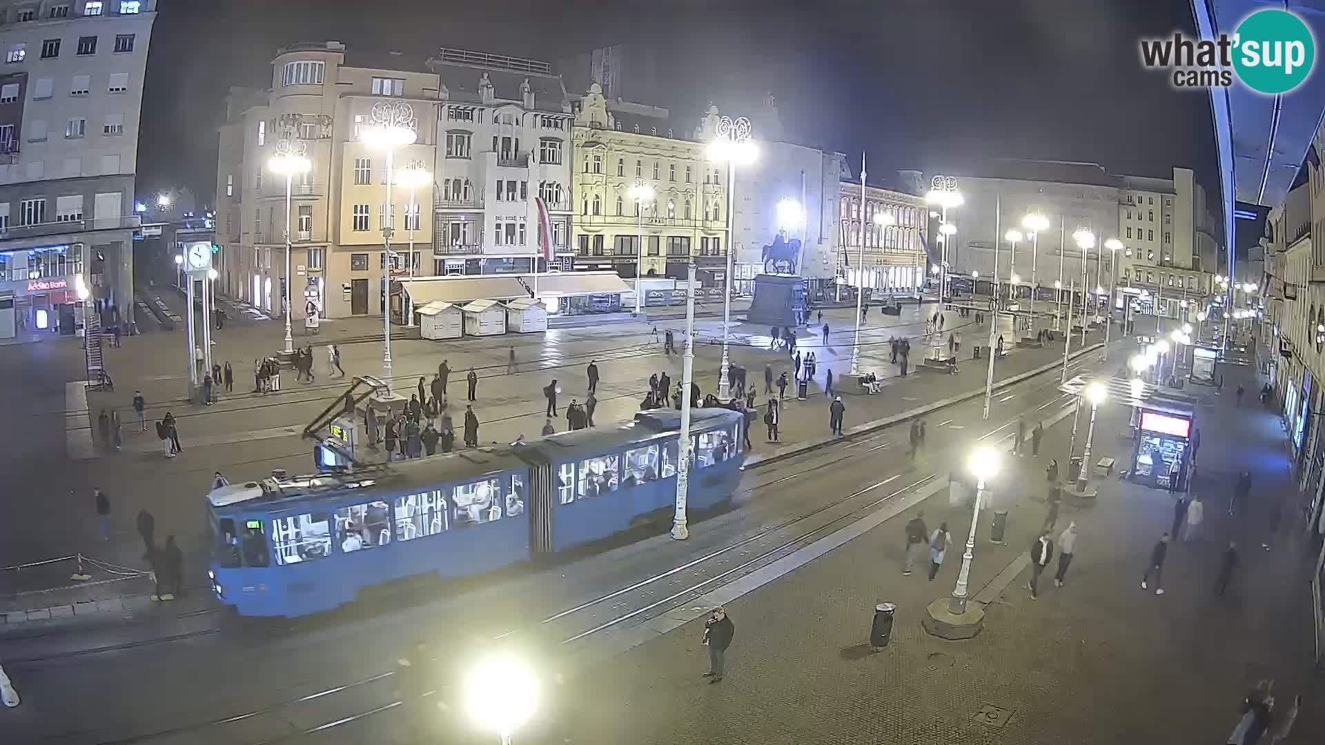 Zagreb webcam Ban Jelacica Platz | Kroatien
