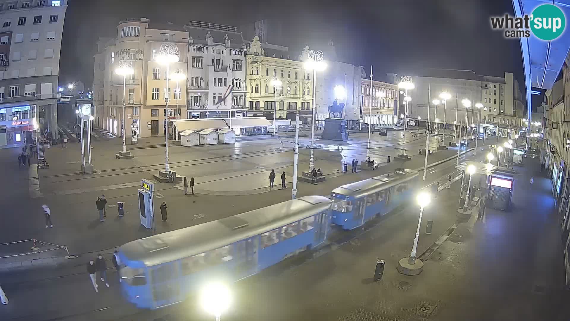 Live Cam Zagreb Ban Jelačić place | Croatie