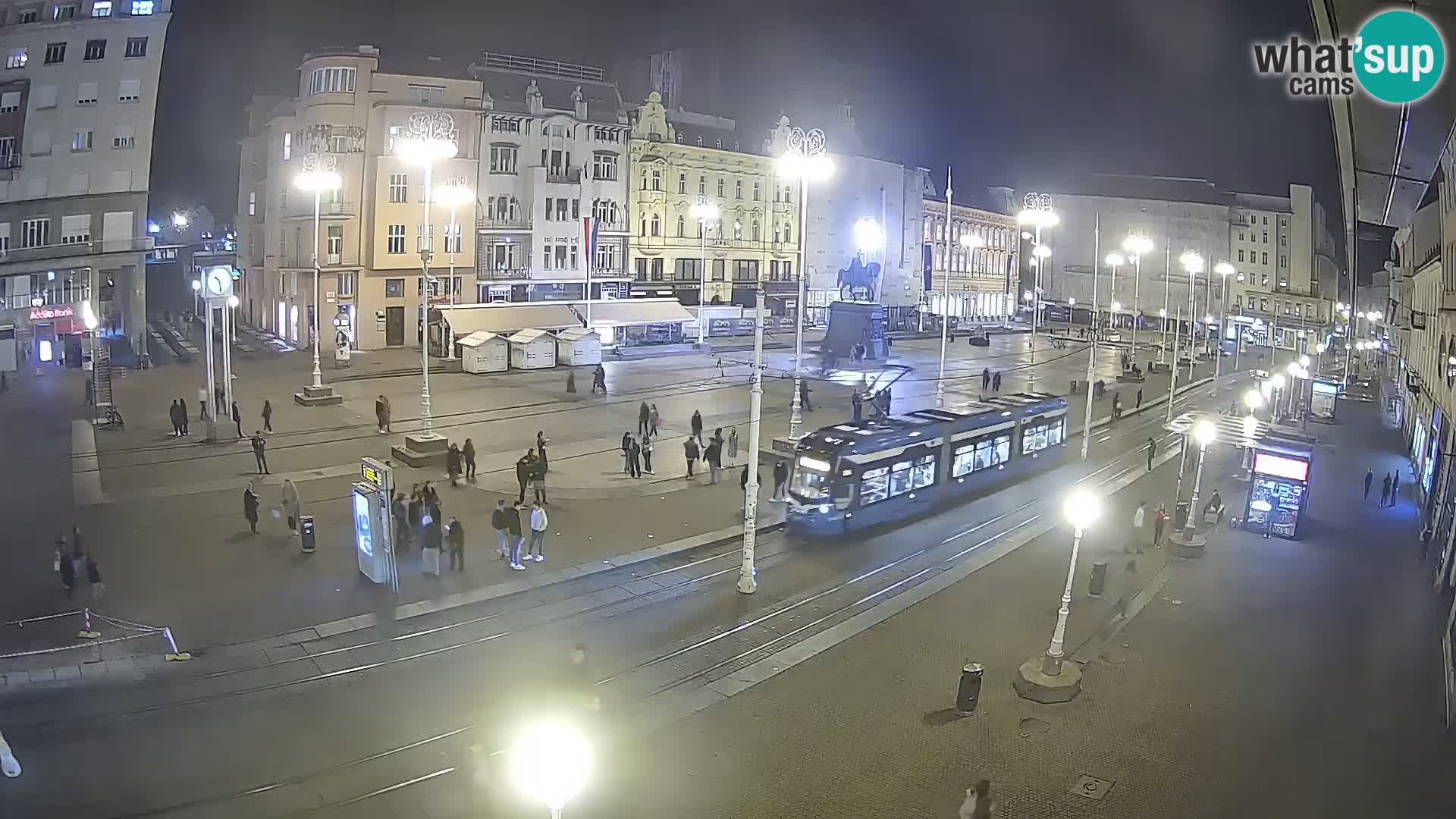 Webcam Zagabria Ban Jelacic piazza | Croazia